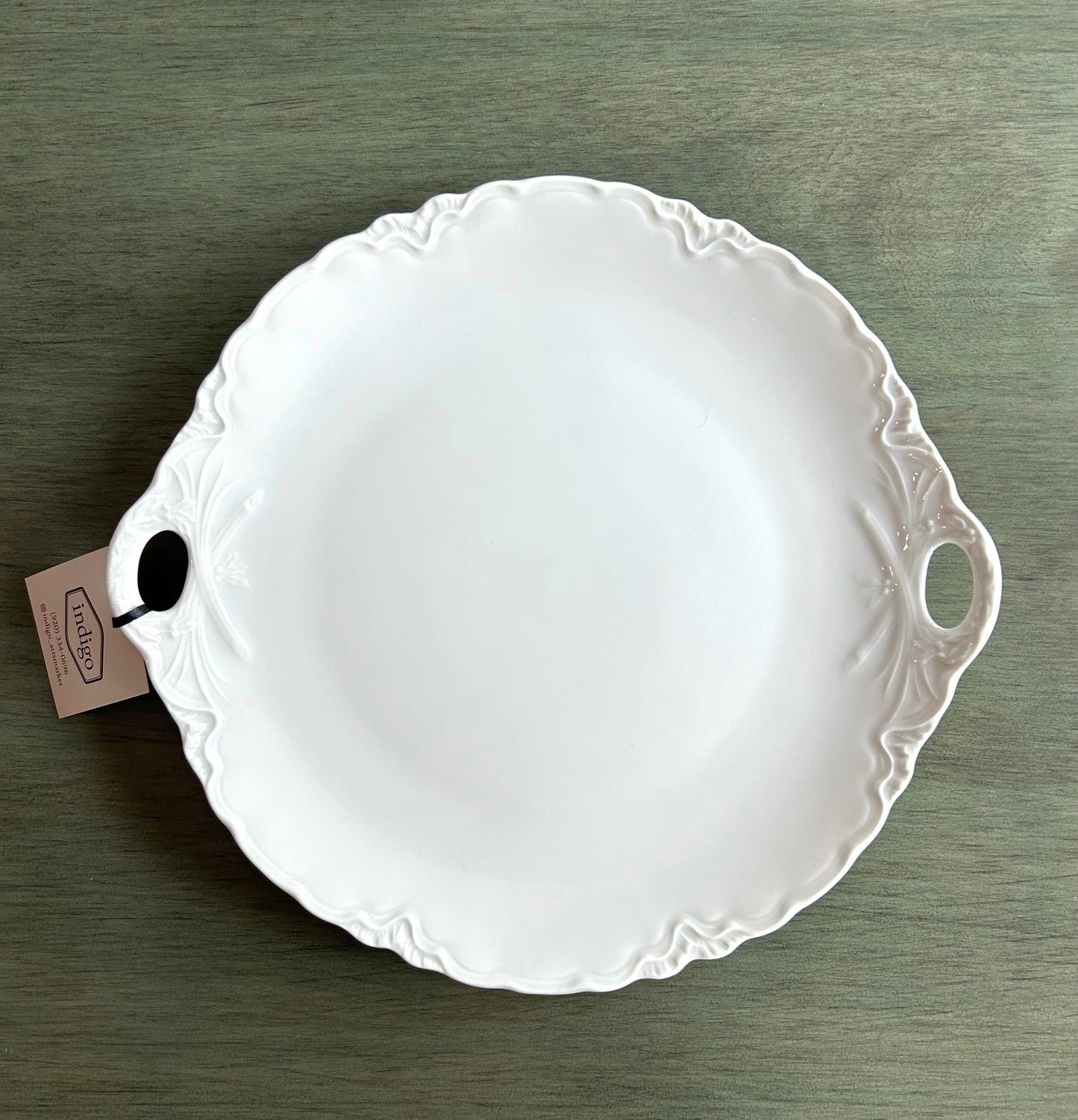 Bavarian 11” Cake Plate with handles