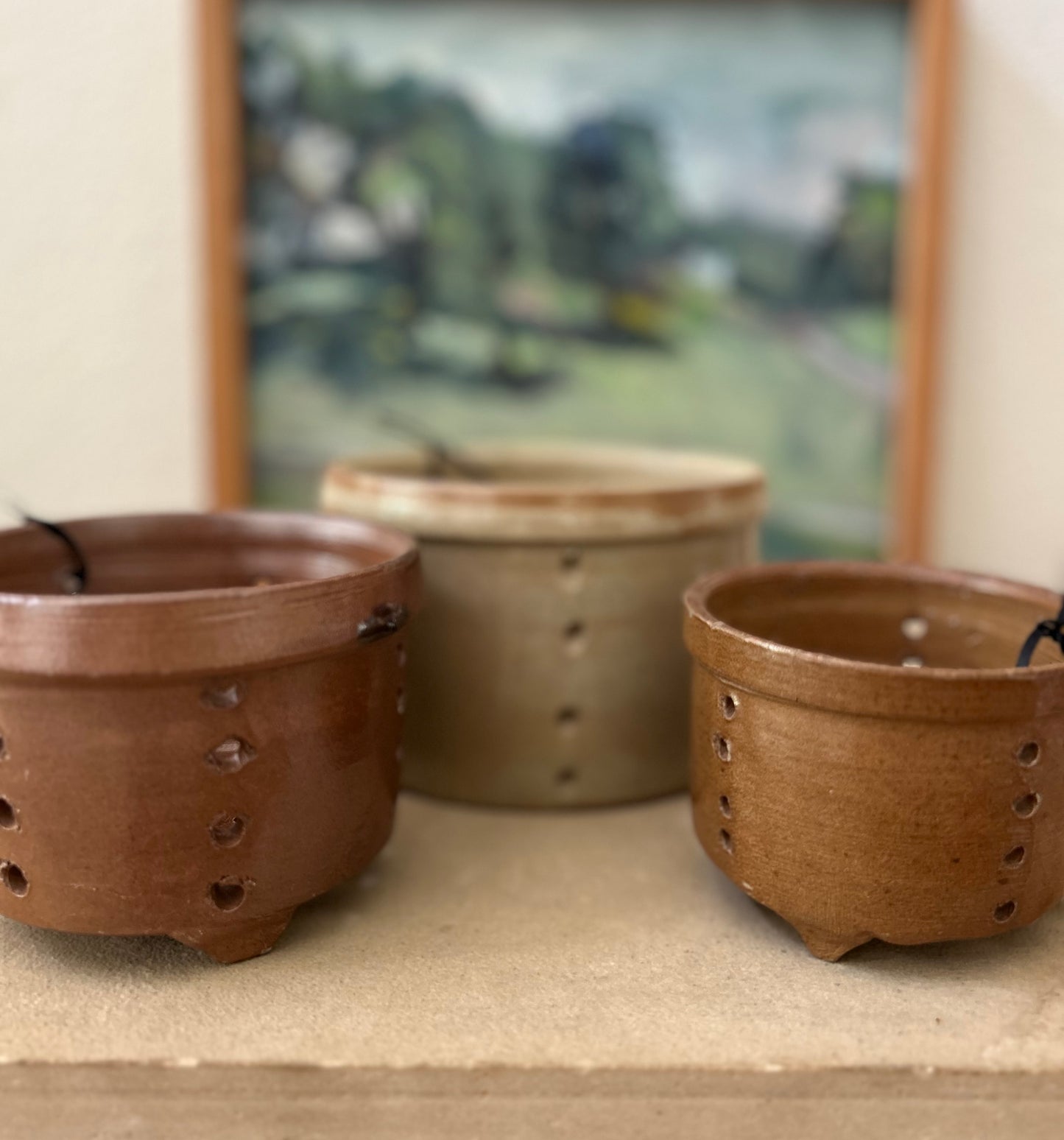 France - Antique Faisselle 3 sizes