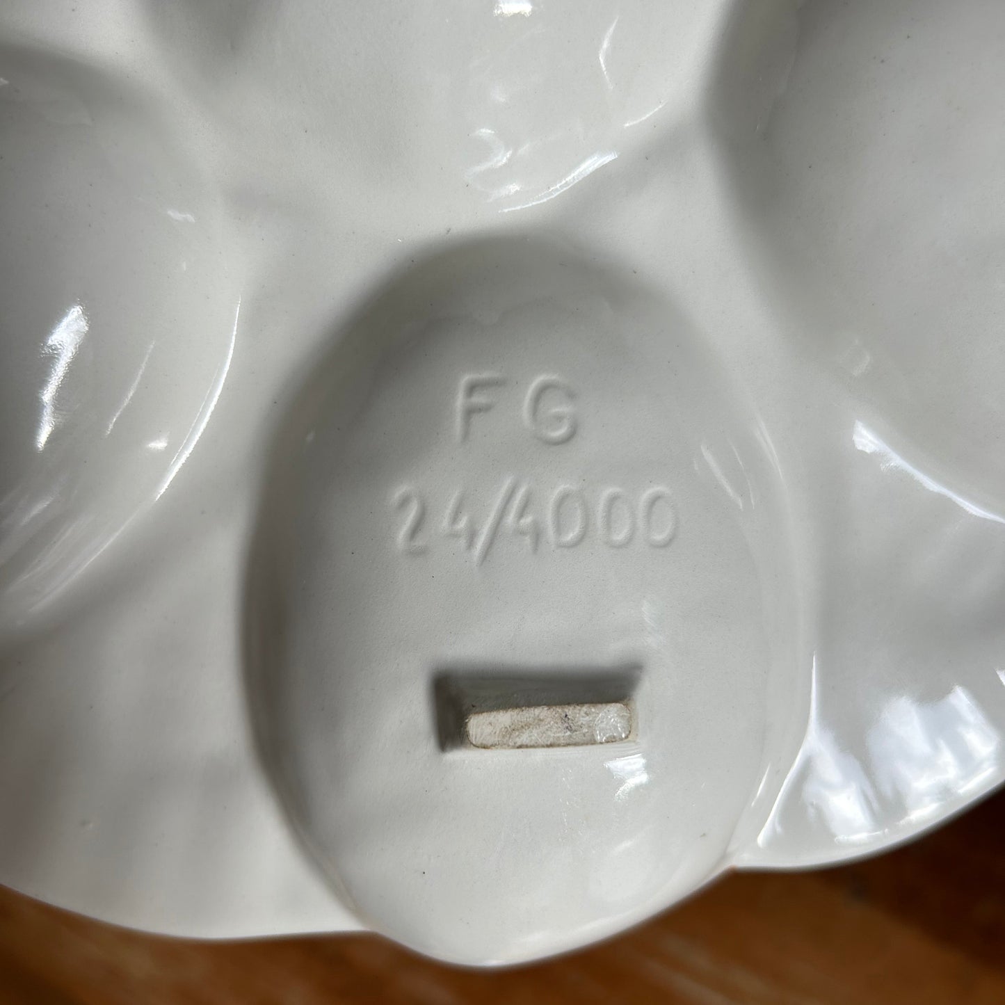 Paris - Rare French Majolica Fish Oyster Plate