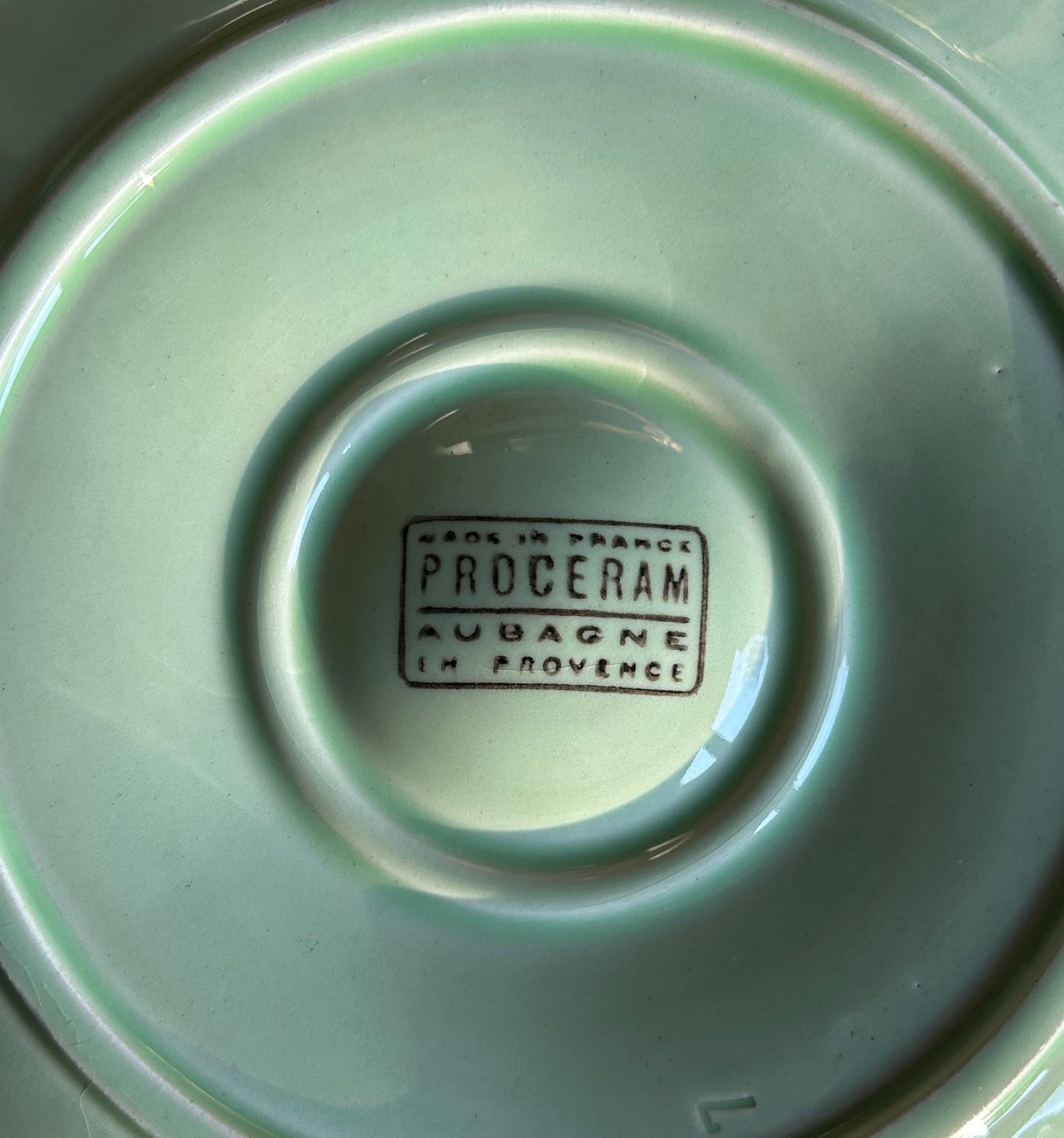 Paris - 9” 1950s French Oyster Plate made by Proceram