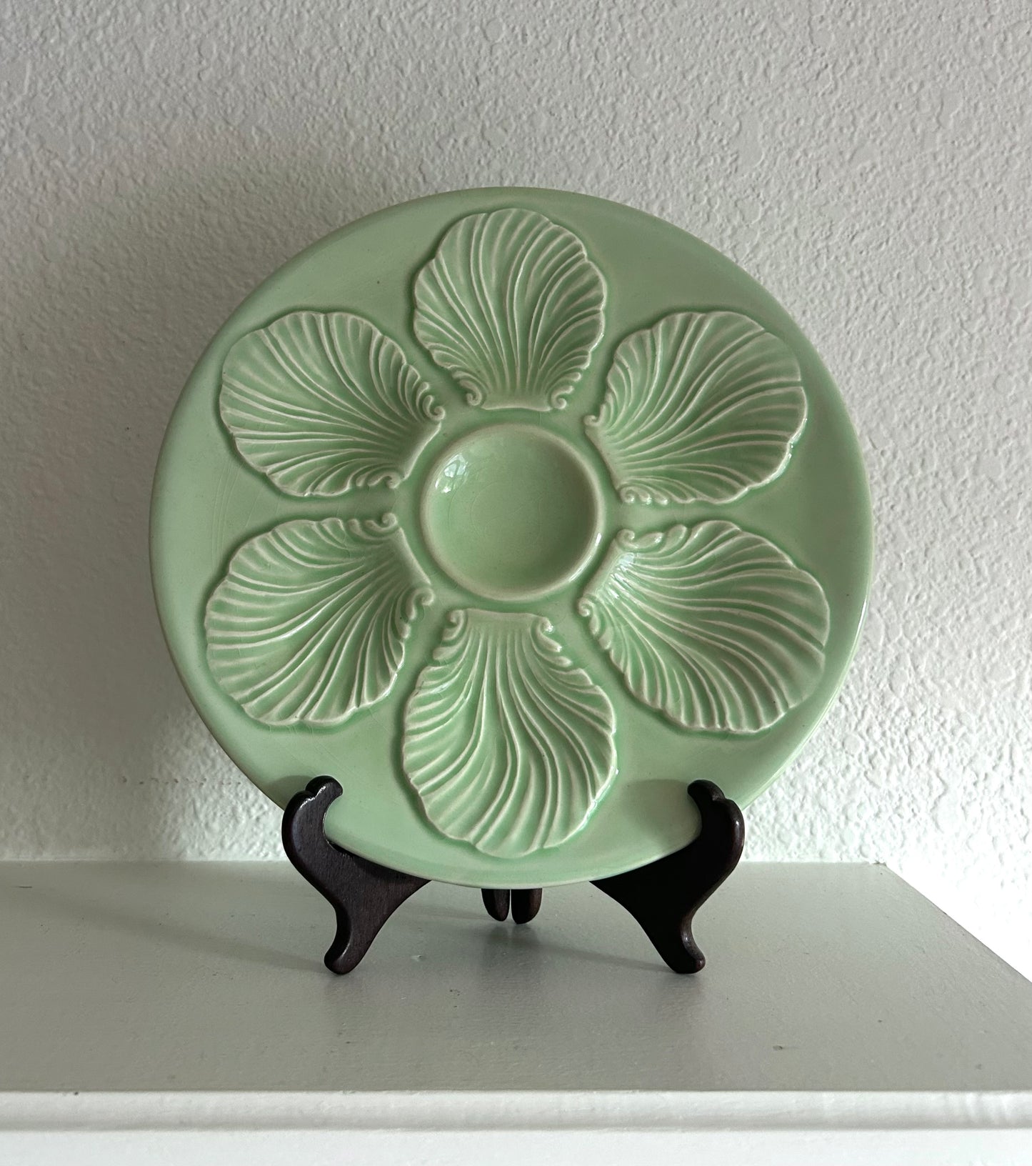 Paris - 9” 1950s French Oyster Plate made by Proceram