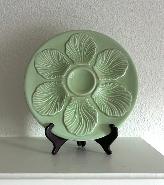 Paris - 9” 1950s French Oyster Plate made by Proceram