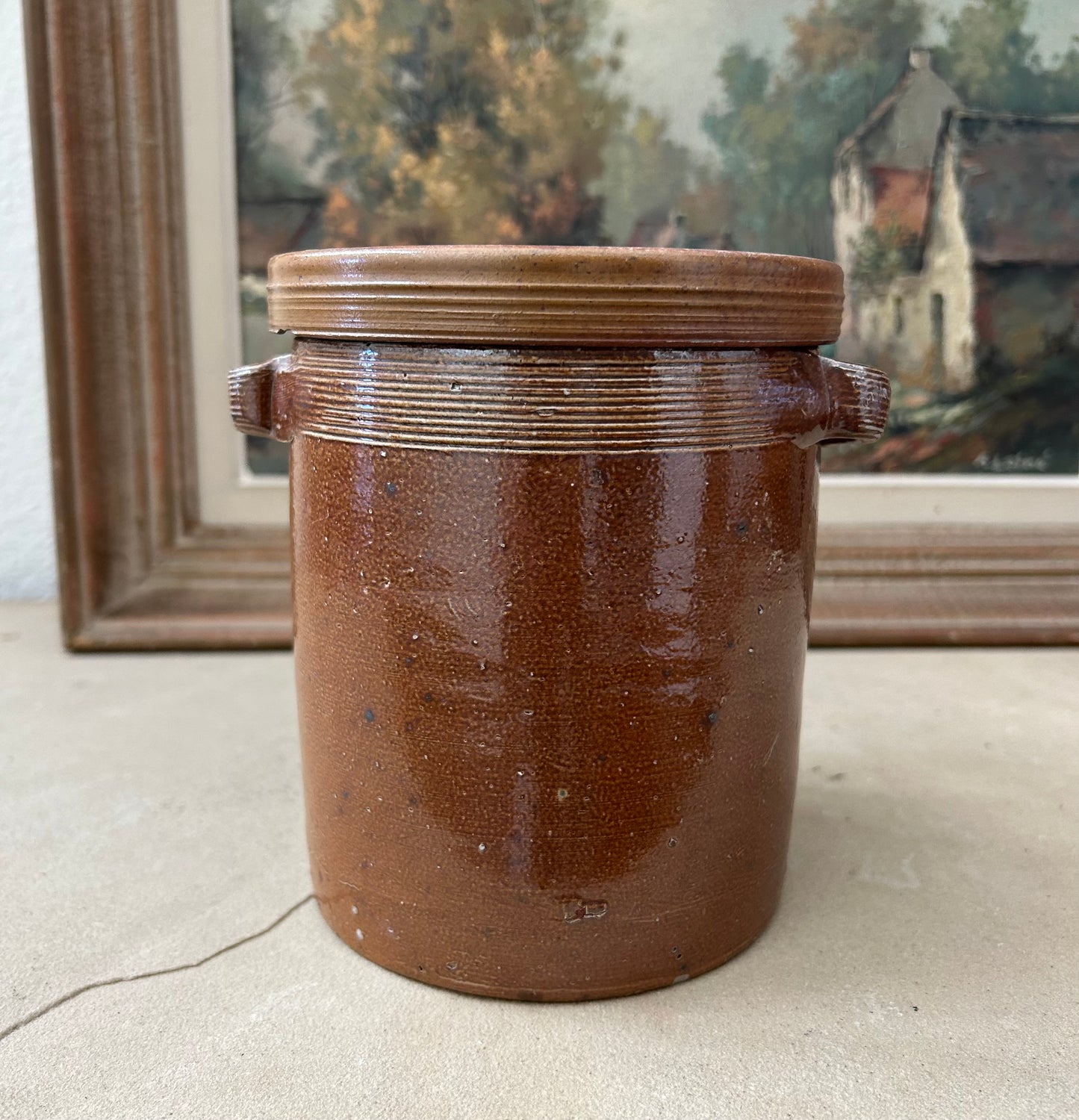 Paris - 5” x 6” H French Confit pot with lid