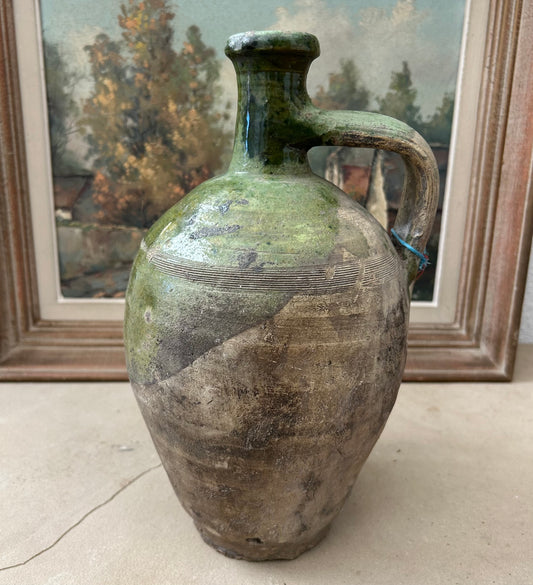 Paris - 12.5” x 6” 1850s French Oil Jug