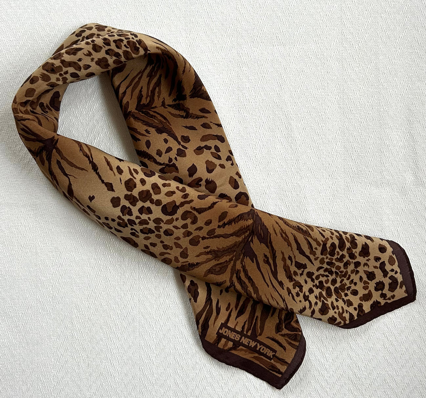 Paris - 20” x 20” Silk Scarf Chic Animal Print Designs