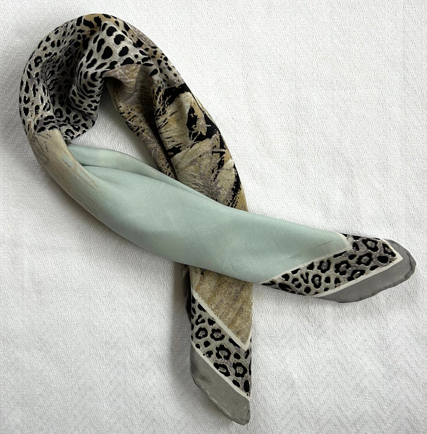 Paris - 20” x 20” Silk Scarf Chic Animal Print Designs