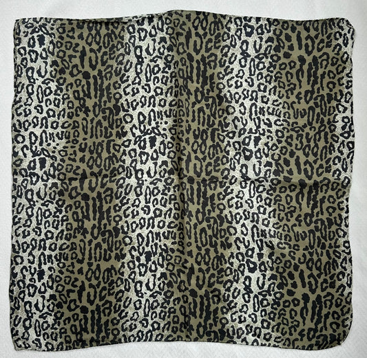 Paris - 20” x 20” Silk Scarf Chic Animal Print Designs