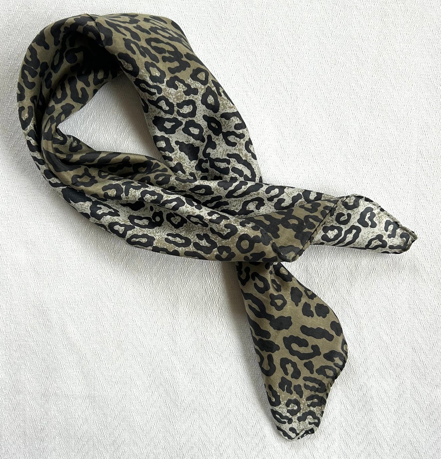 Paris - 20” x 20” Silk Scarf Chic Animal Print Designs