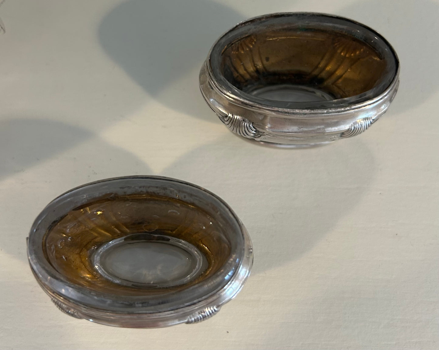 Paris - 2” x 1” x 1.5” Silverplate Salt Wells