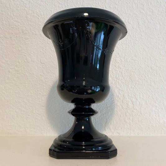 Black Glass Urn